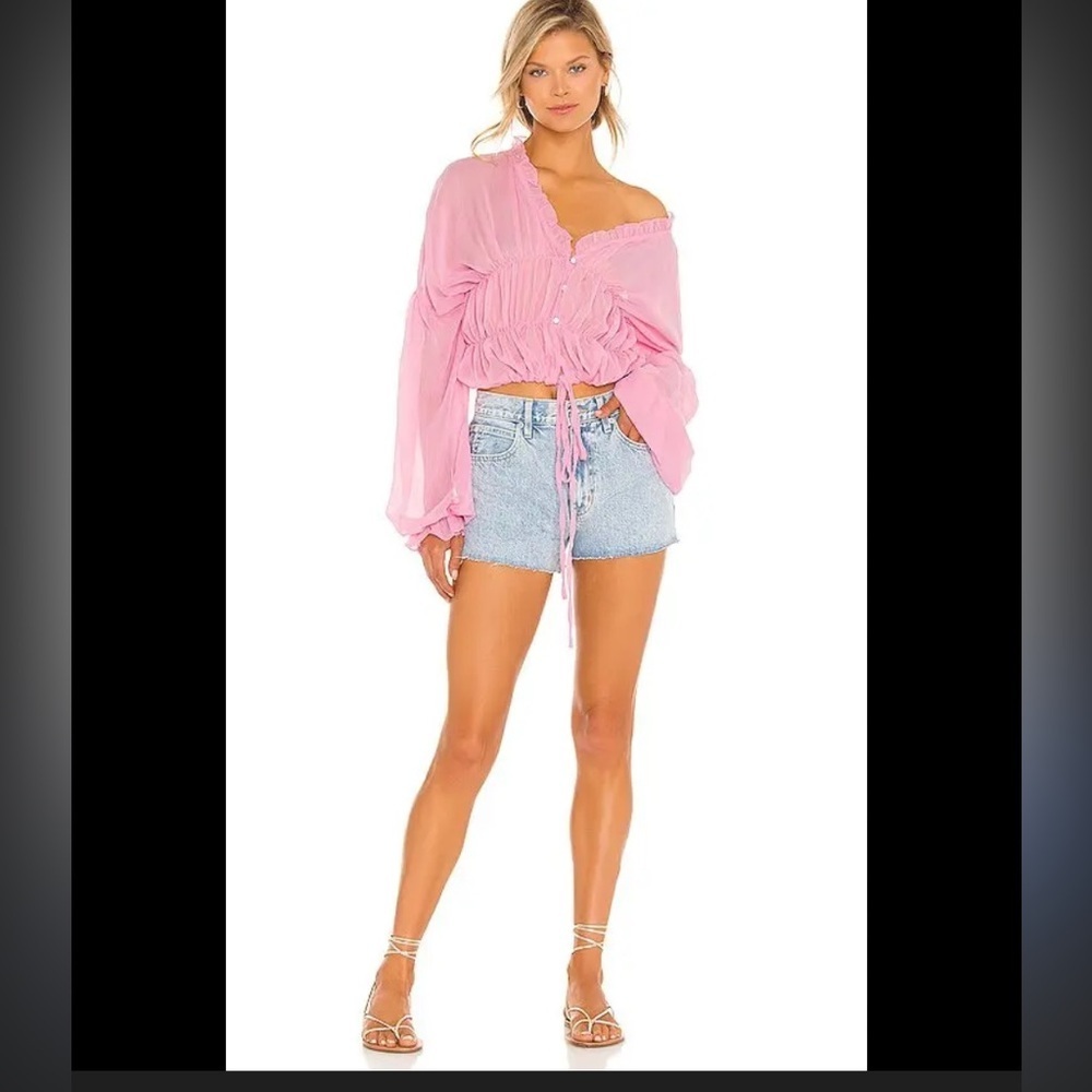Sndys Bali Top - Baby
Pink revolve sheer spring classic casual $98